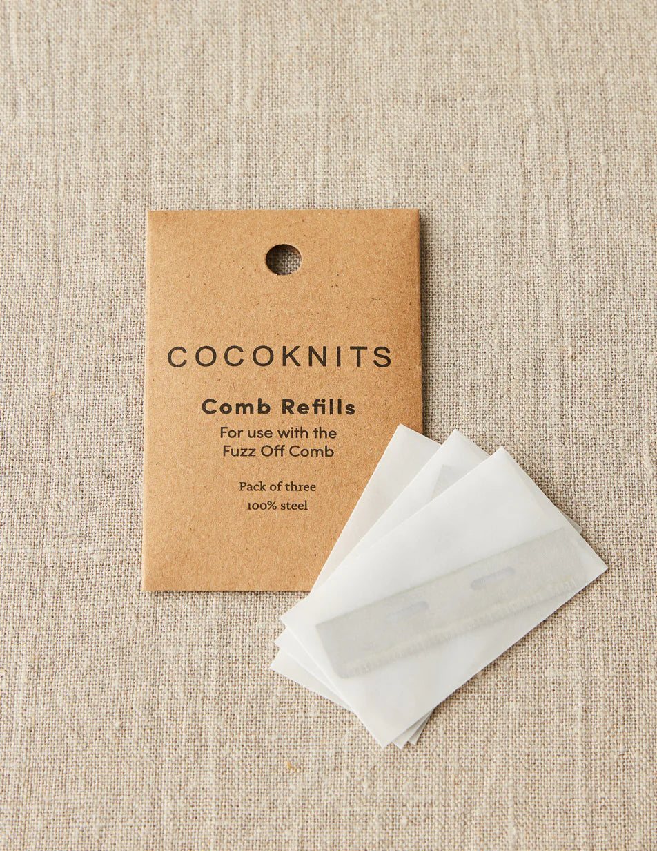 Cocoknits Fuzz Off Comb and Refill blades