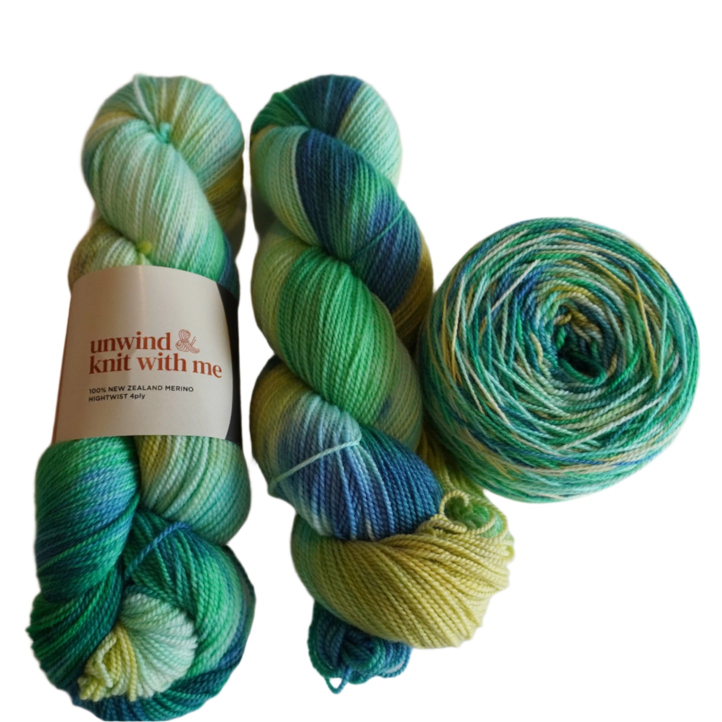 New Zealand 100% Merino High Twist - 4 ply Fingering Weight 100g 400 meters