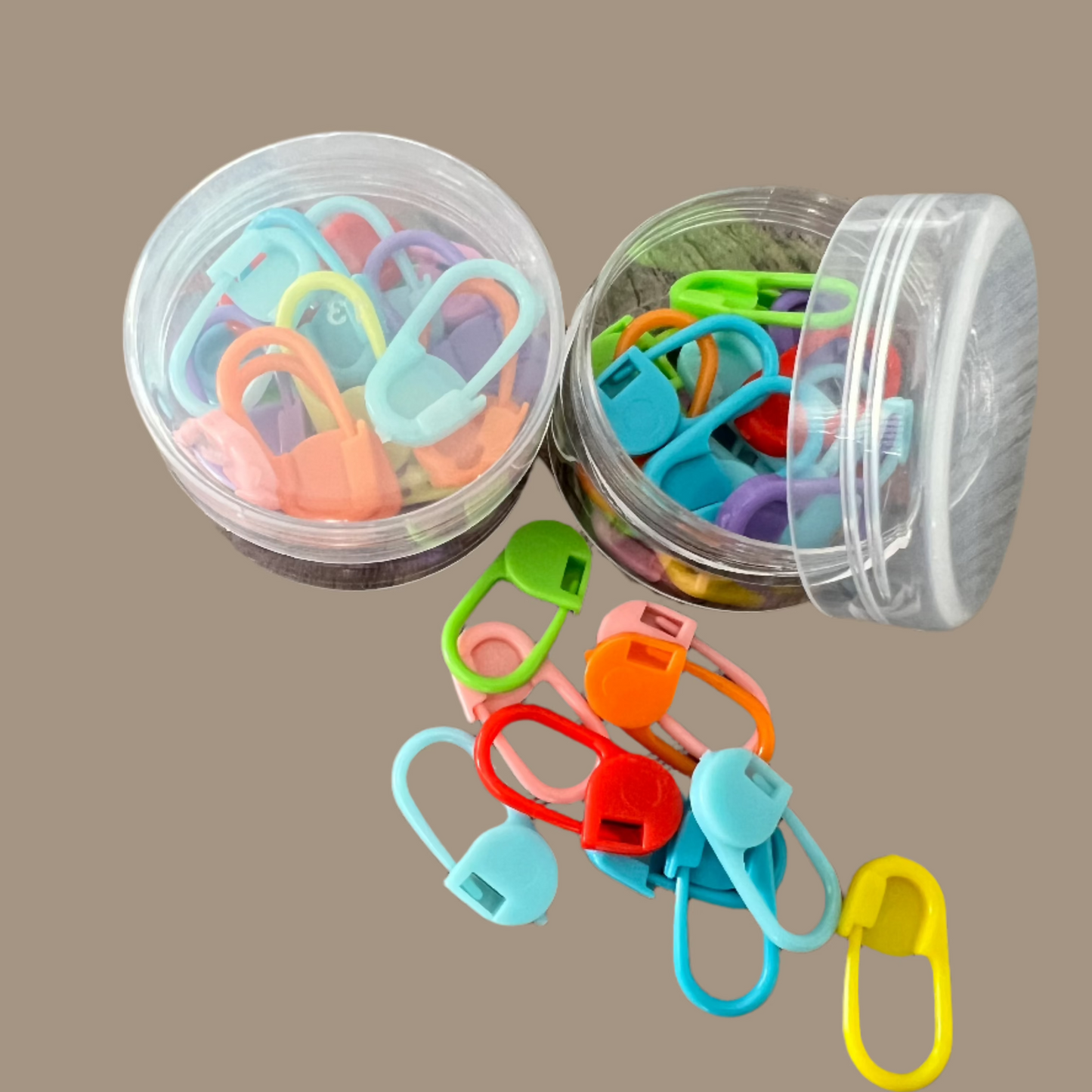 Stitch Markers 30 locking stitch markers - unwind and knit with me