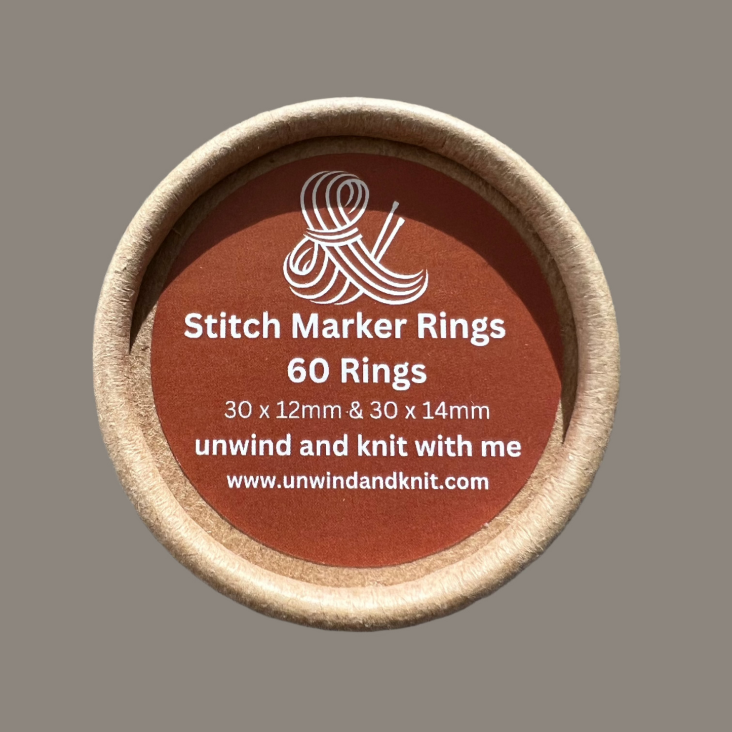 Stitch Markers 60 Stitch marking rings - unwind and knit with me