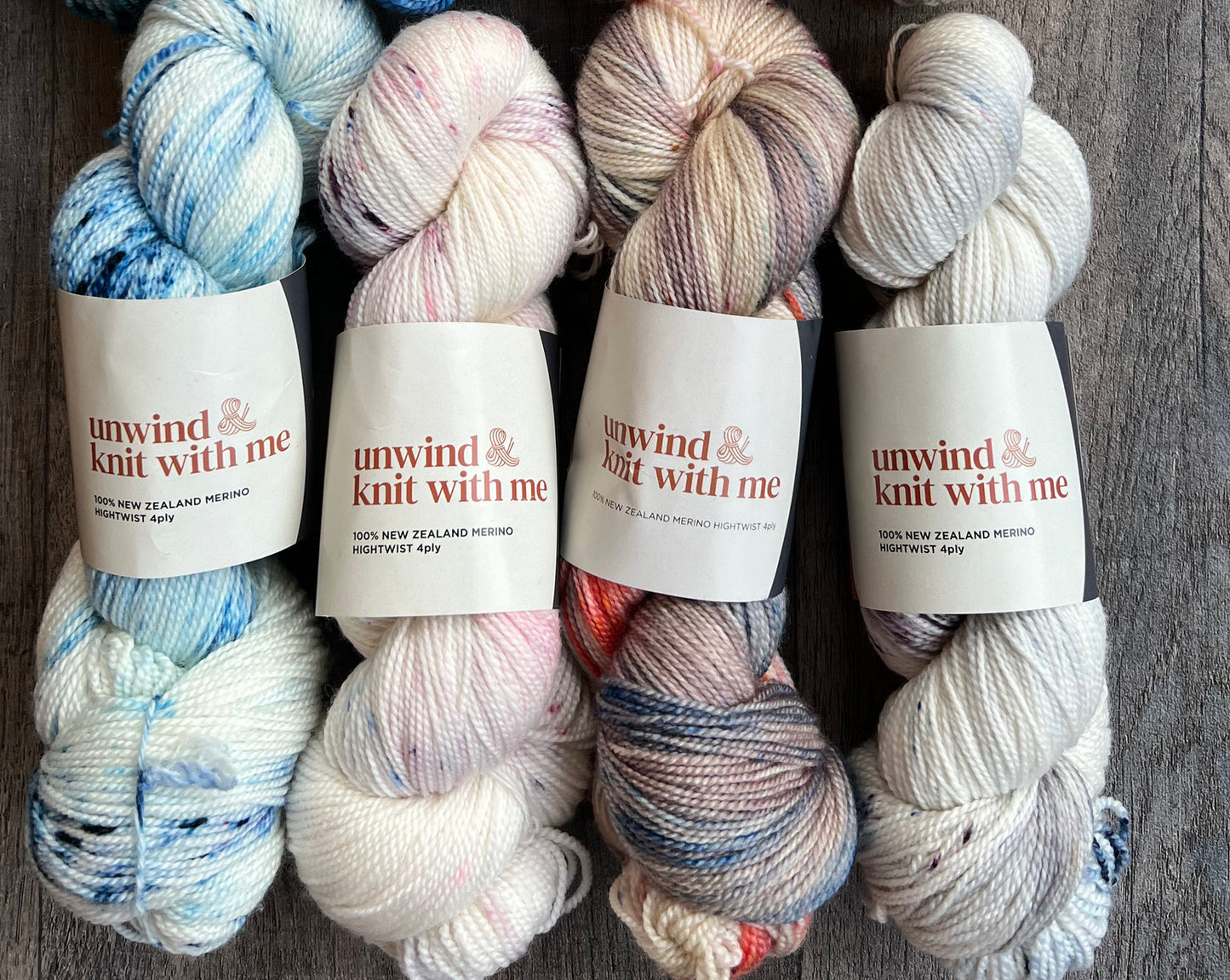 NEW ZEALAND MERINO 4ply High Twist fingering weight 100g 400 meters