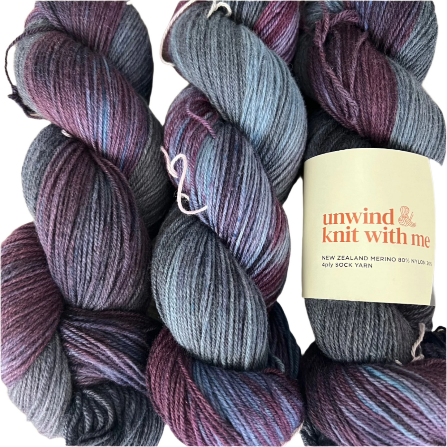 New Zealand Merino Sock Yarn 80/20 -Woolen Spun - 25% OFF