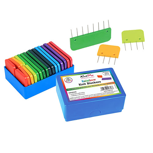 Knit Blockers - rainbow pack of 20