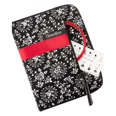 ChiaoGoo Interchangeable Needle set - 10cm - Twist Red Lace - Small Set