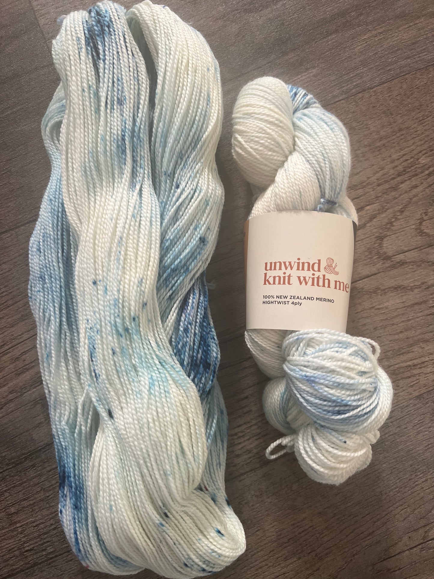 NEW ZEALAND MERINO 4ply High Twist fingering weight 100g 400 meters
