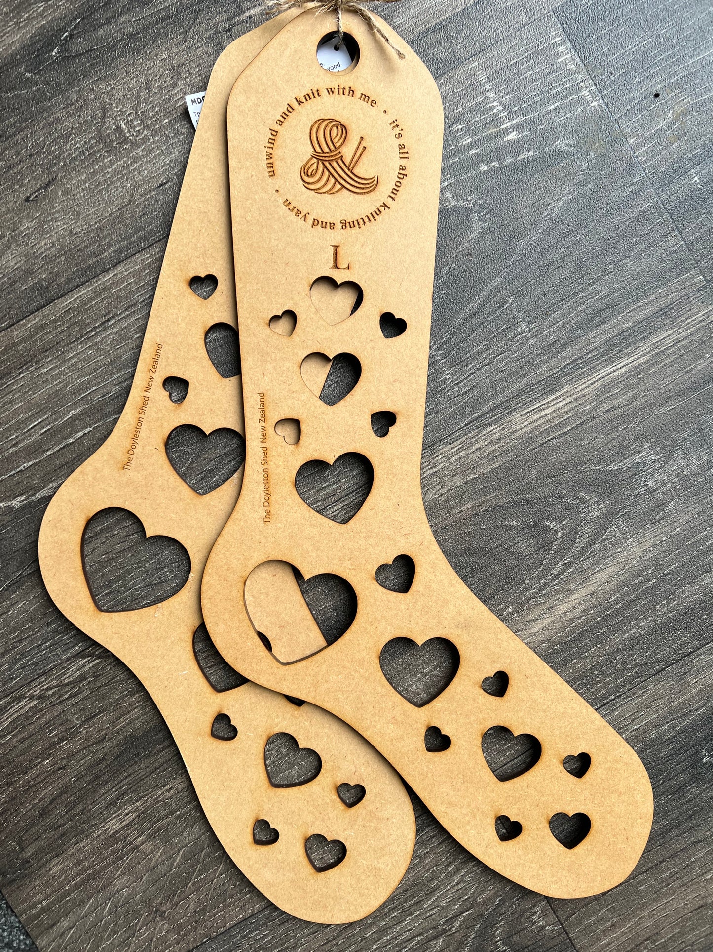 Sock Blockers MDF Laser Cut