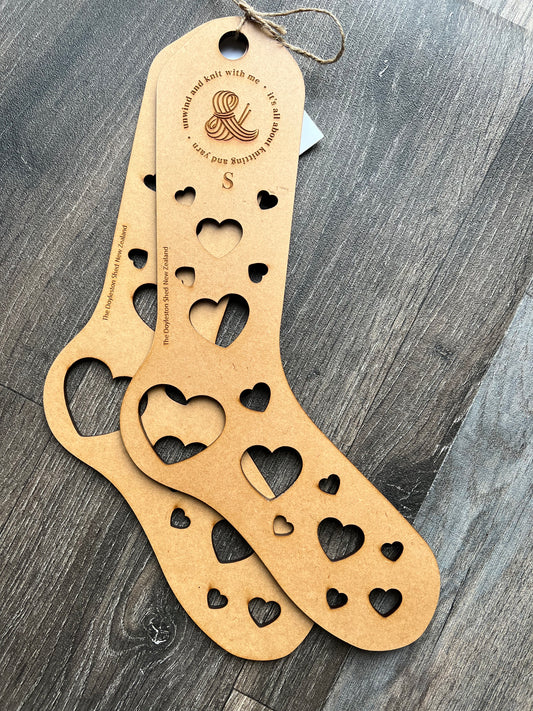 Sock Blockers MDF Laser Cut