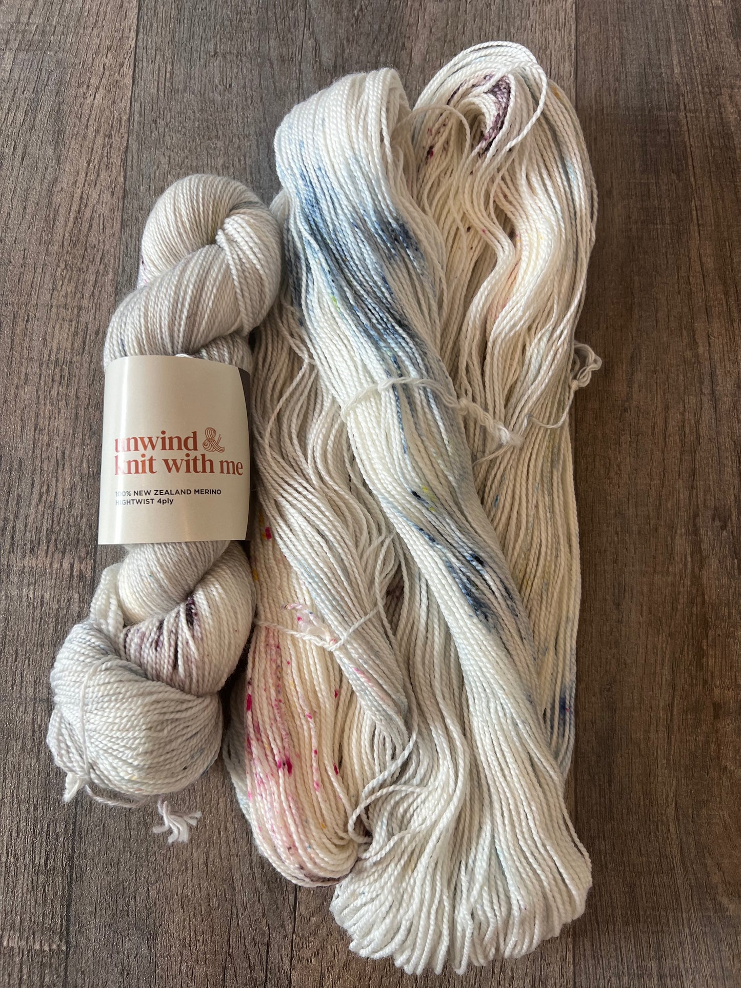 NEW ZEALAND MERINO 4ply High Twist fingering weight 100g 400 meters