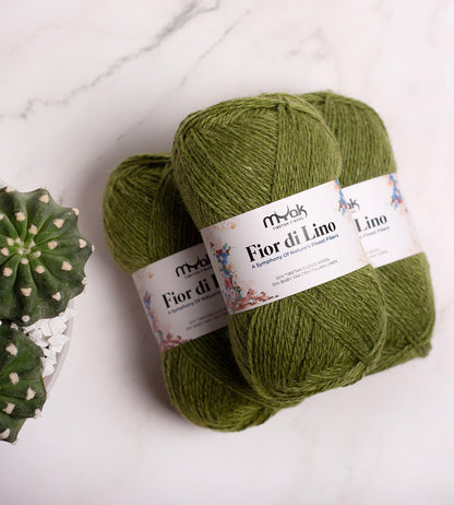 mYak Fior di Lino - 50% Tibetan Cloud Wool, 35% Baby Yak & 15% Italian Linen