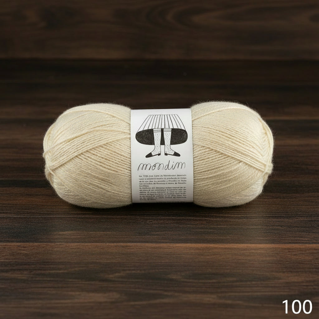 Mondim Sock yarn 100% Fine Portuguese Wool 100g 385m