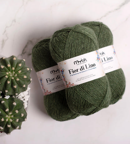 mYak Fior di Lino - 50% Tibetan Cloud Wool, 35% Baby Yak & 15% Italian Linen