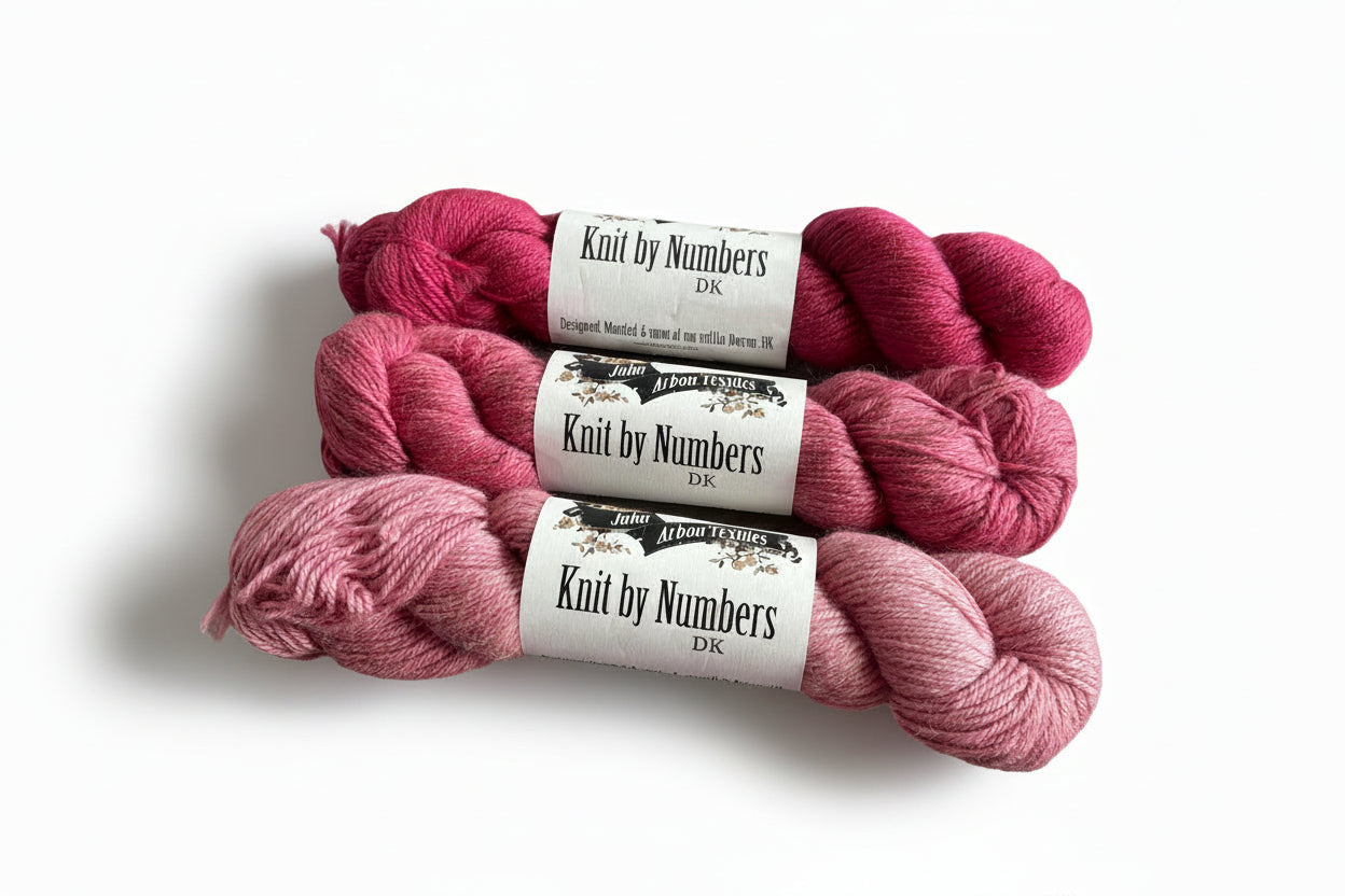 Knit By Numbers DK (8ply) - Fade Sets (3 Skeins)