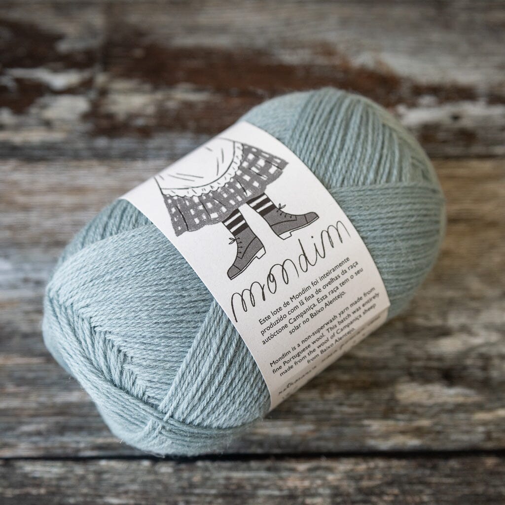 MONDIM non-superwash sock yarn - 100% fine portuguese wool 100g 385m