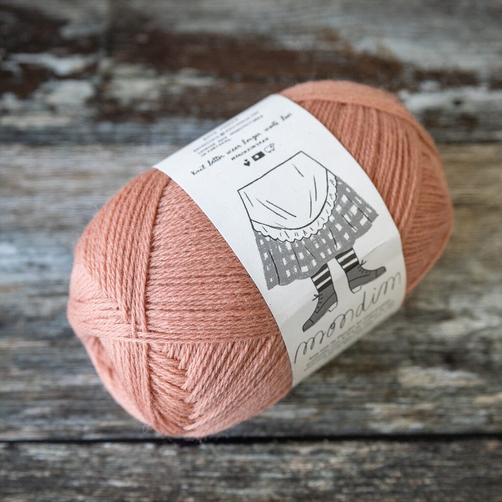 MONDIM non-superwash sock yarn - 100% fine portuguese wool 100g 385m