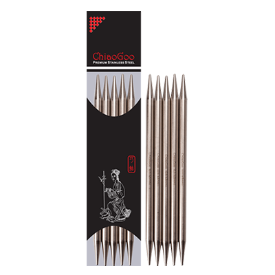 ChiaoGoo Double Pointed Stainless Steel Needles