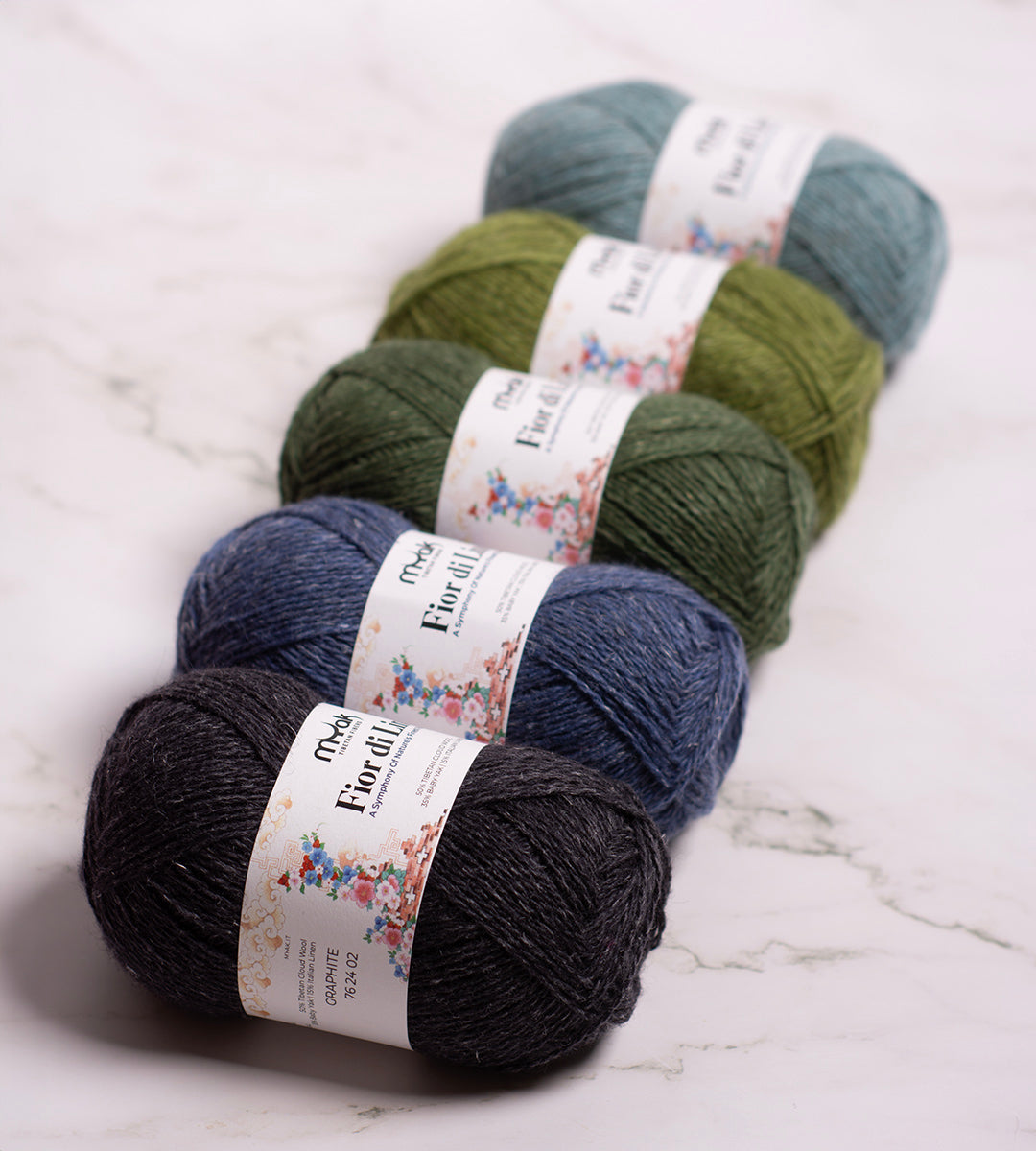 mYak Fior di Lino - 50% Tibetan Cloud Wool, 35% Baby Yak & 15% Italian Linen