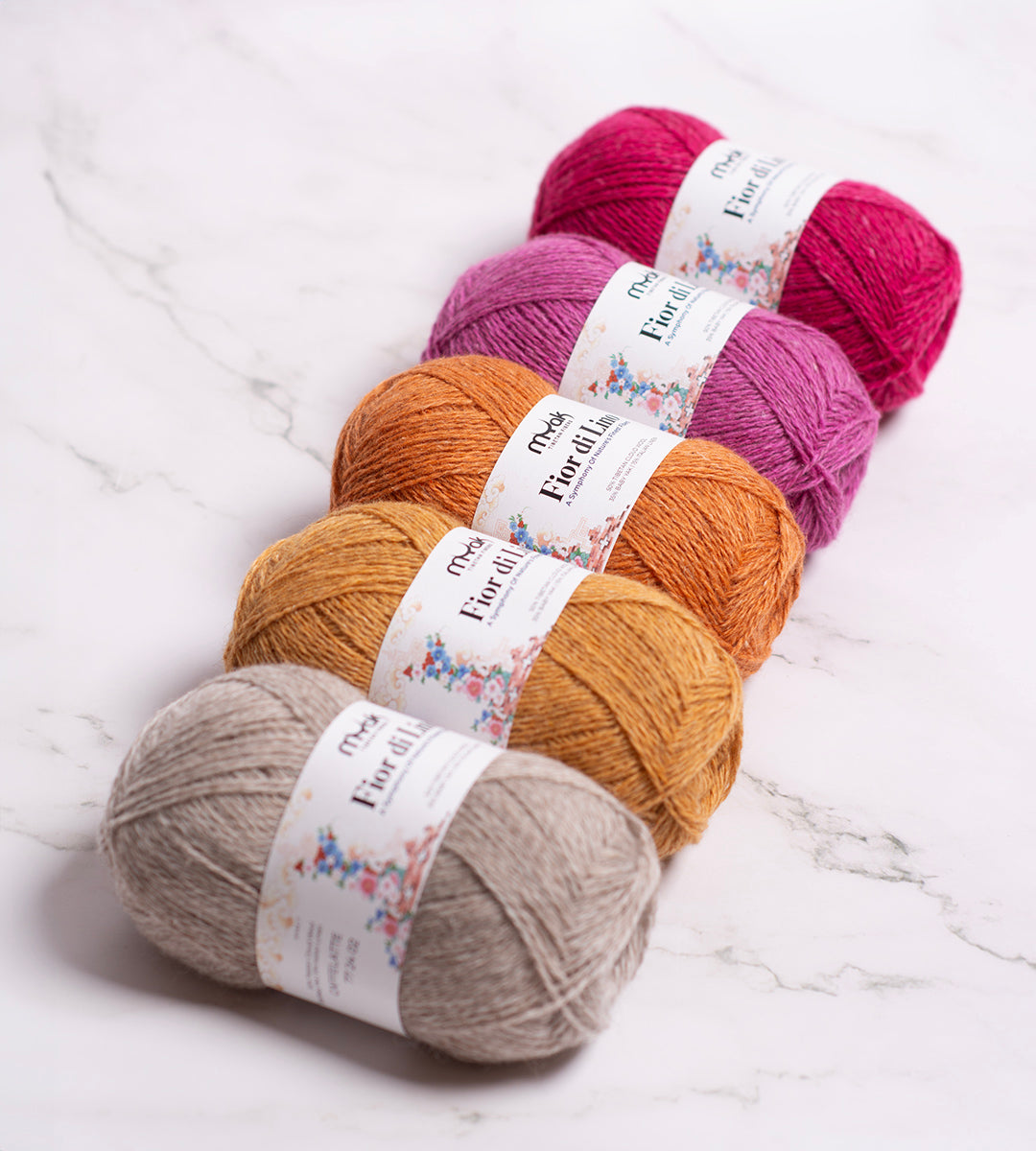 mYak Fior di Lino - 50% Tibetan Cloud Wool, 35% Baby Yak & 15% Italian Linen