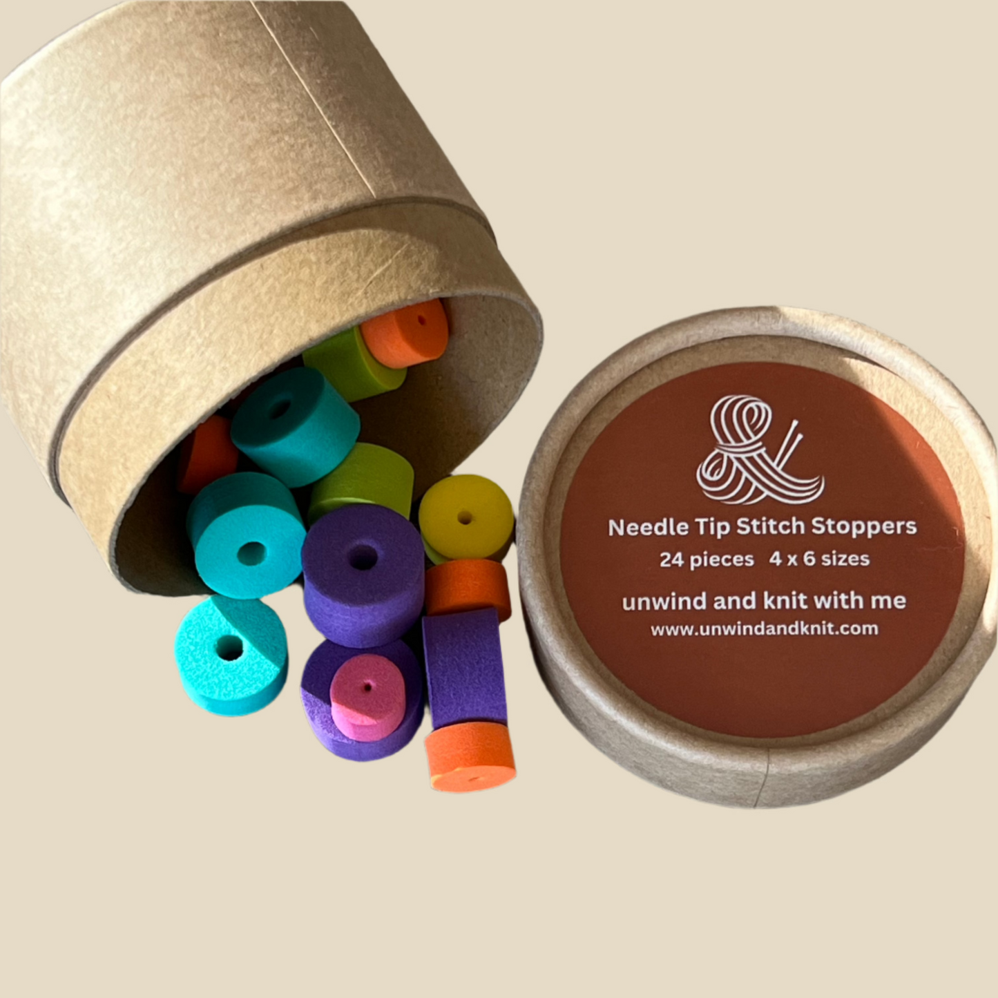Needle Tip Stitch Stopper 24 pieces