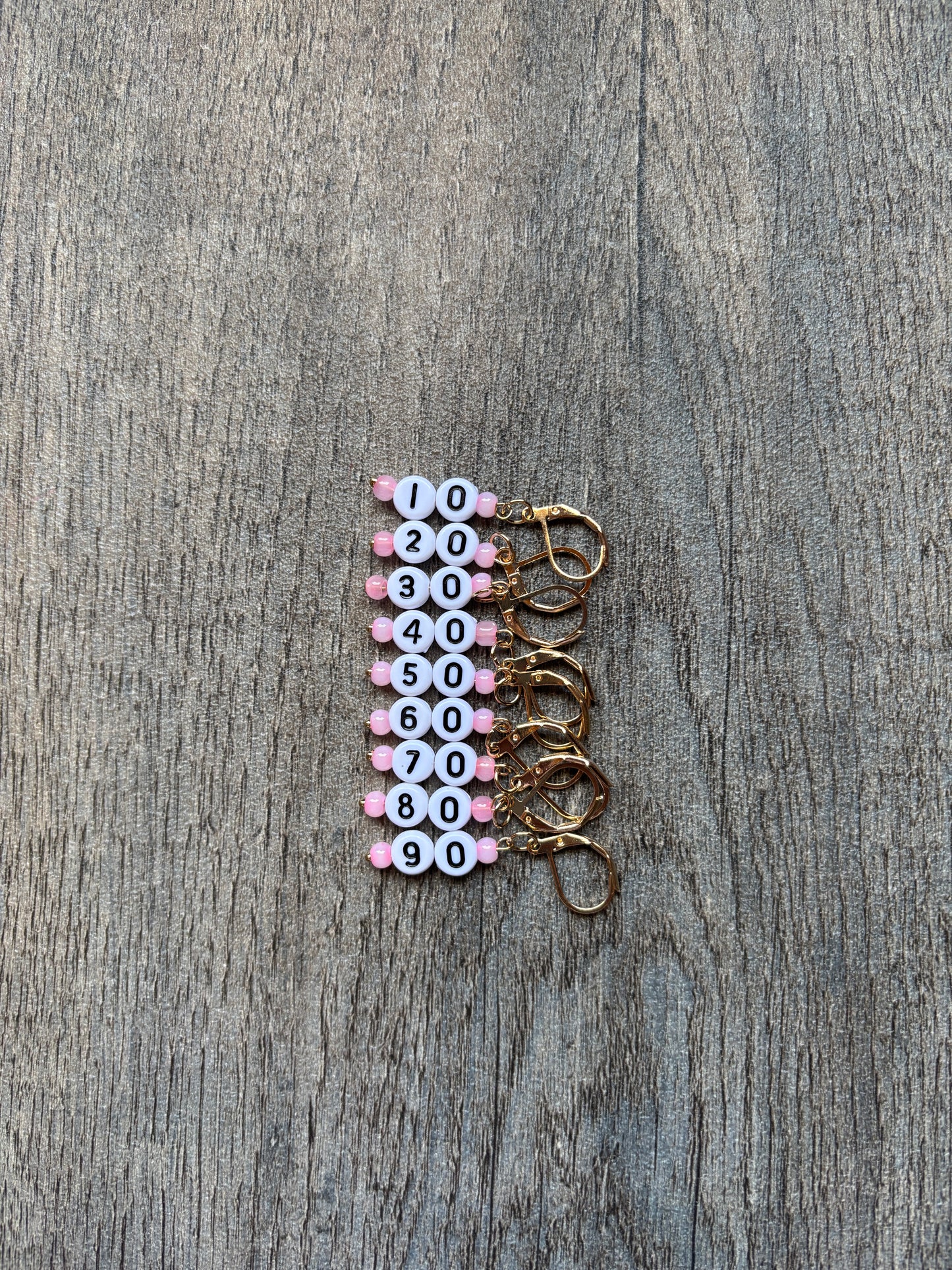 Stitch Markers - Keeping Count - Set of 9