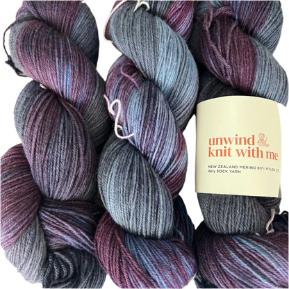 New Zealand Merino Indie Dyed Sock Yarn