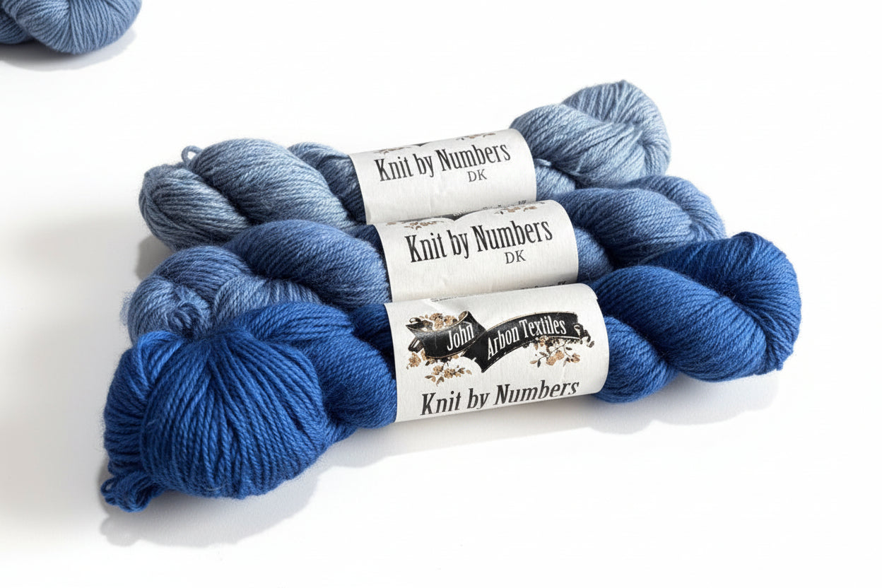 Knit By Numbers DK (8ply) - Fade Sets (3 Skeins)