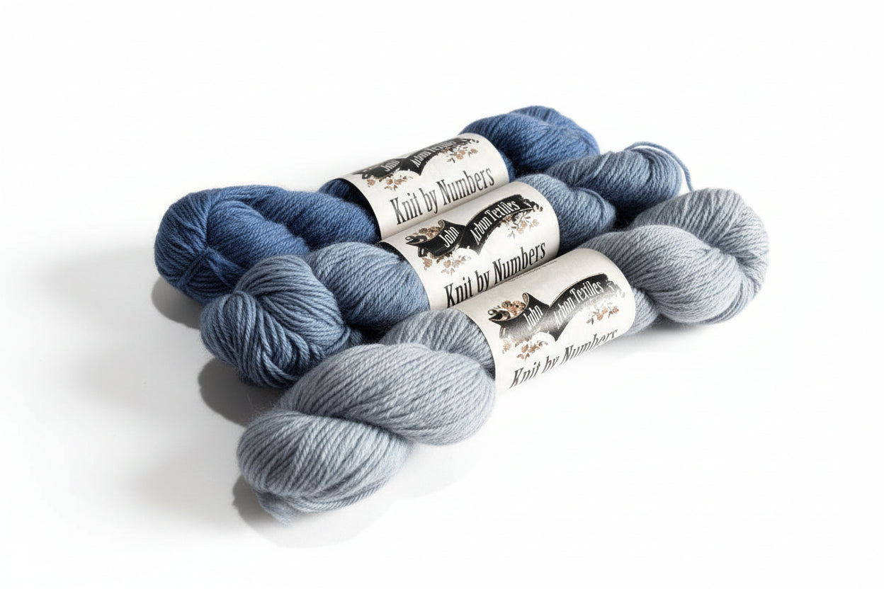 Knit By Numbers DK (8ply) - Fade Sets (3 Skeins)