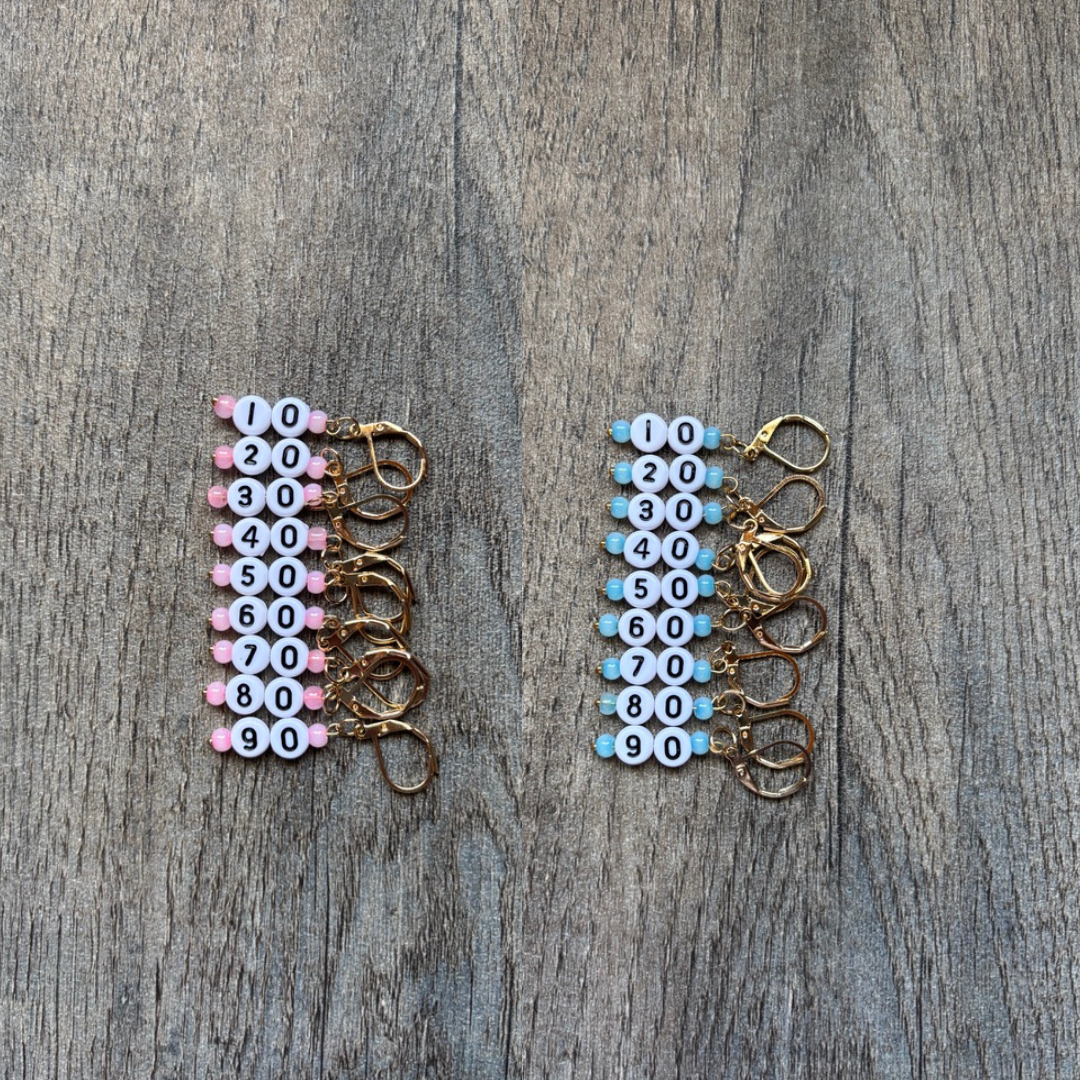 Stitch Markers - Keeping Count - Set of 9 – Unwind & Knit With Me