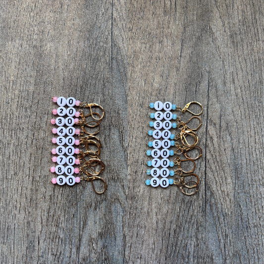 Stitch Markers - Keeping Count - Set of 9
