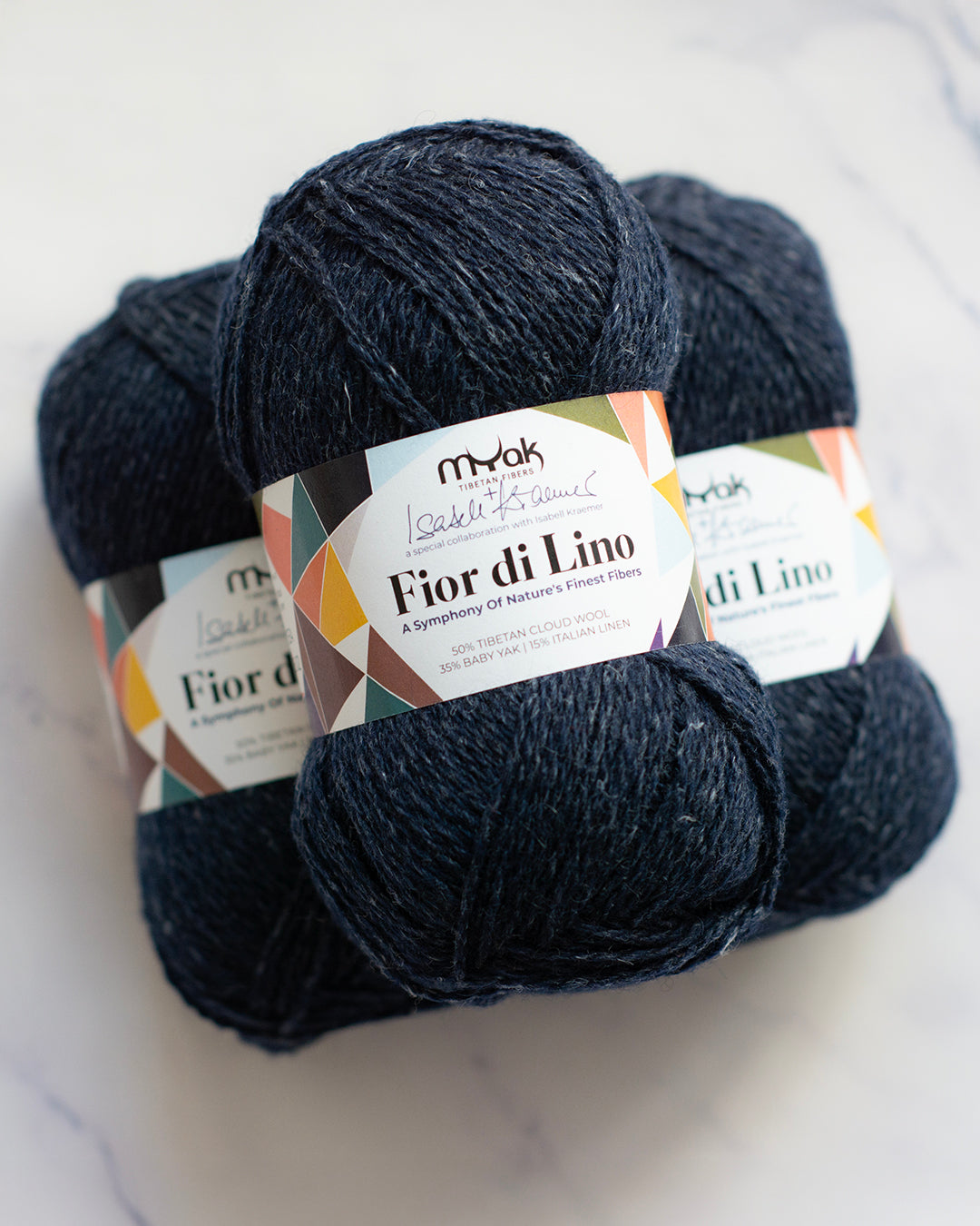 mYak Fior di Lino - 50% Tibetan Cloud Wool, 35% Baby Yak & 15% Italian Linen