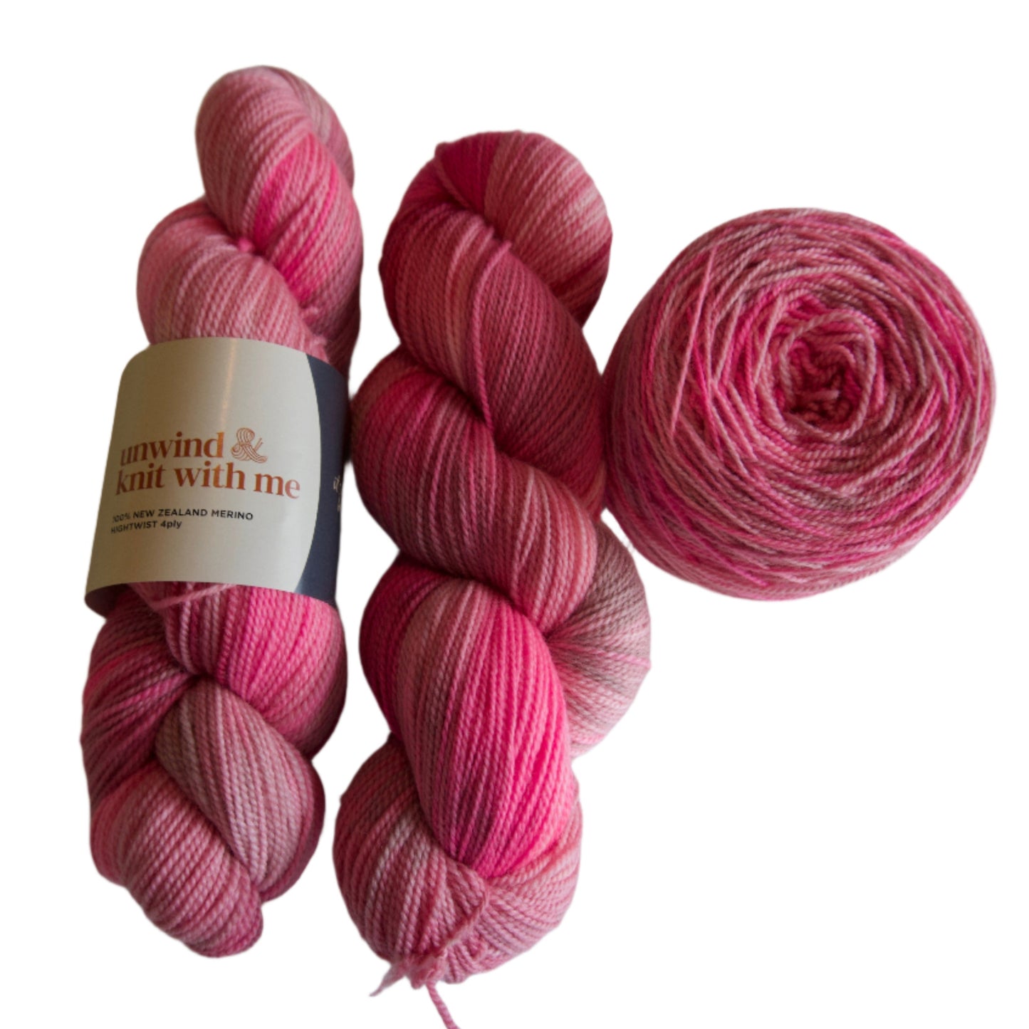 New Zealand 100% Merino High Twist - 4 ply Fingering Weight 100g 400 meters