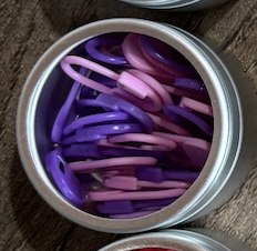 Stitch Markers - 30 Locking Stitch Markers