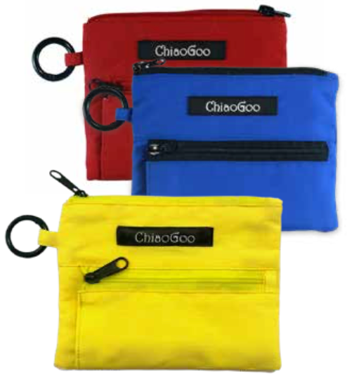 ChiaoGoo Accessory Pouch Yellow, Red or Blue