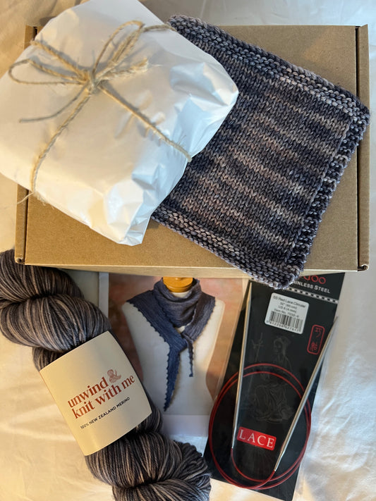 It's A Wrap - knitting kit - Gift box