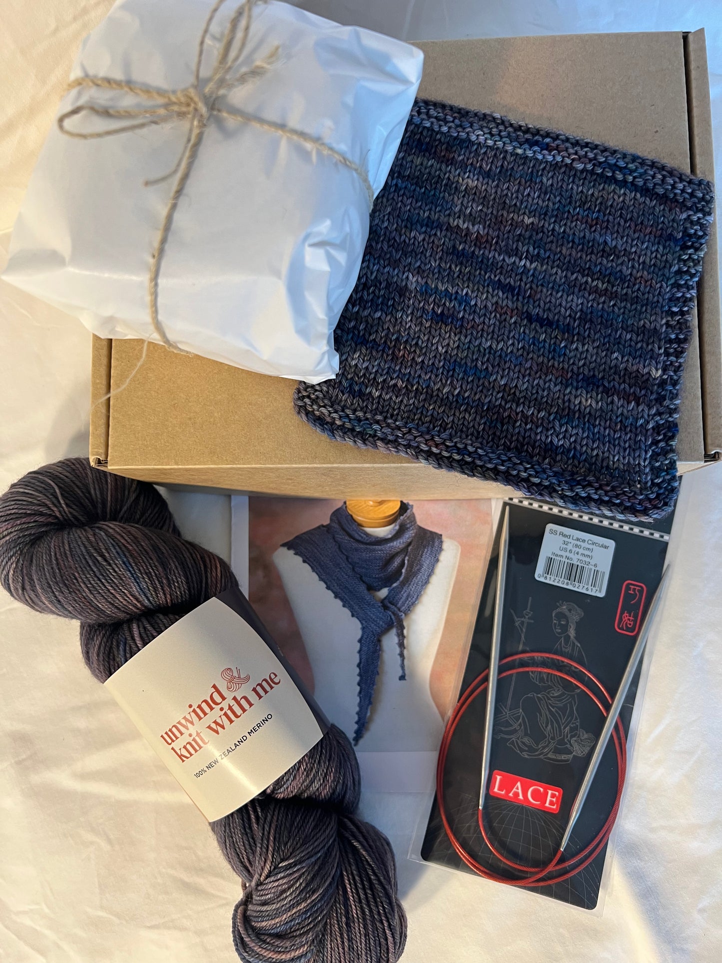 It's A Wrap - knitting kit - Gift box