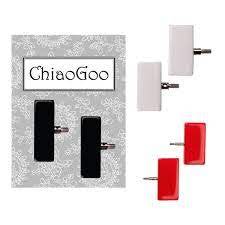 ChiaoGoo Interchangeable End Stoppers White Small