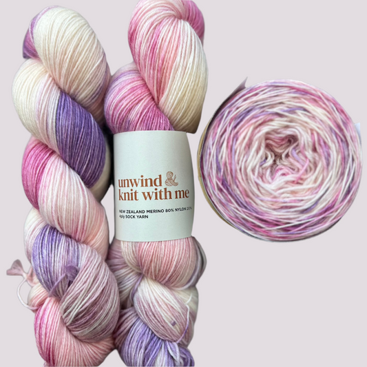 New Zealand Merino  - SOCK YARN 80/20 100g 400m -Worsted spun