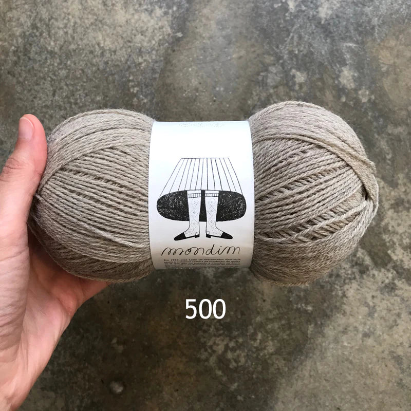 MONDIM non-superwash sock yarn - 100% fine portuguese wool 100g 385m