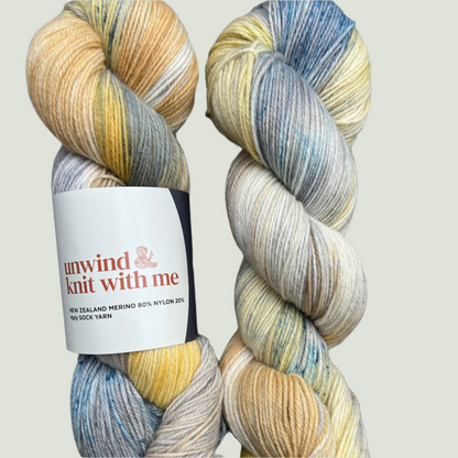 New Zealand Merino Indie Dyed Sock Yarn
