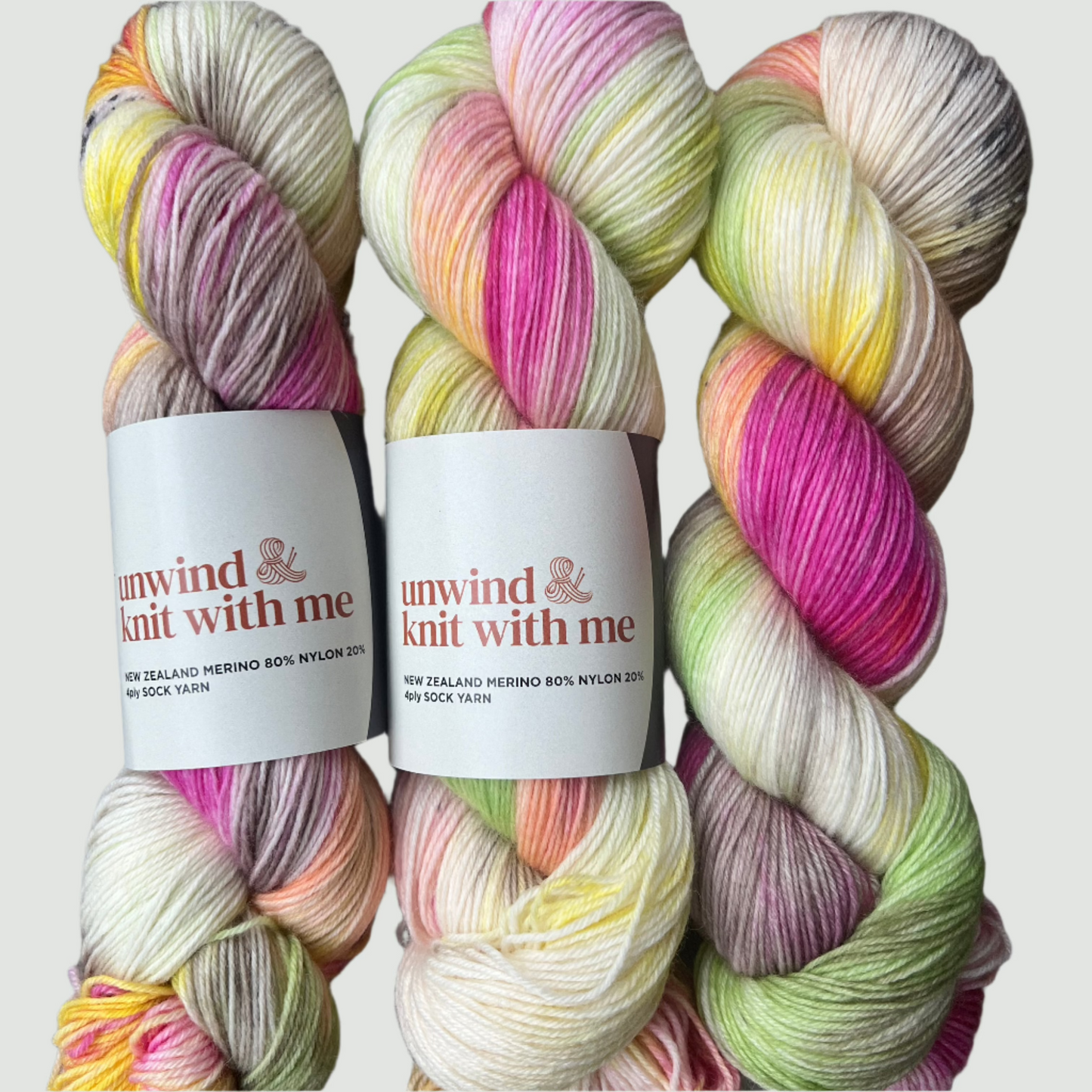 NZ Yarns by Unwind and Knit with me - SOCK YARN