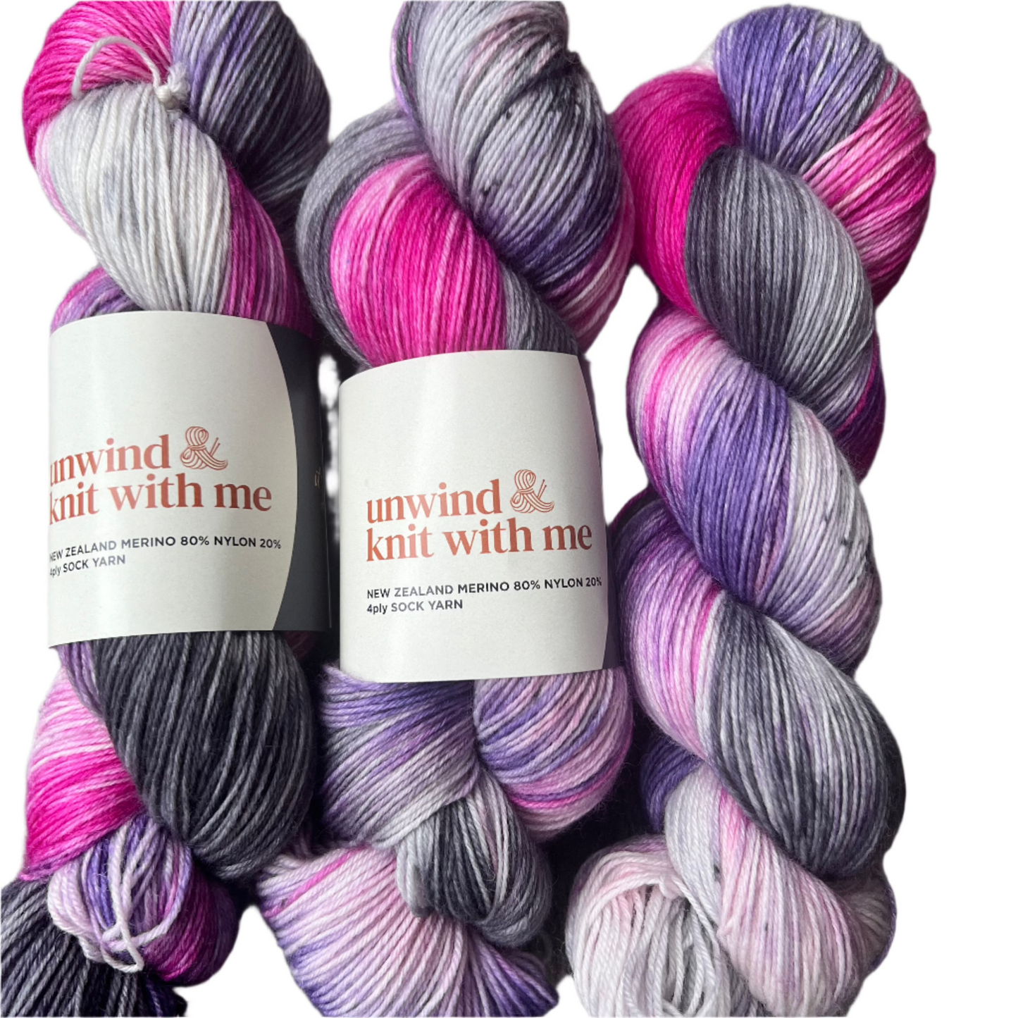 NZ Yarns by Unwind and Knit with me - SOCK YARN