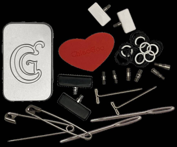 ChiaoGoo Tool Kit Tin for Small & Large Accessories